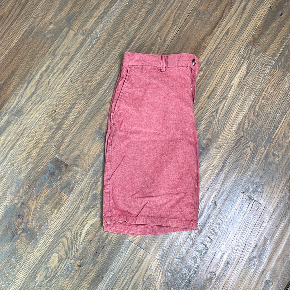 Red mens shorts
